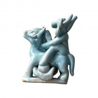 Wamao protecteur à cheval