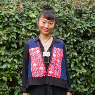 Gilet broderie Miao