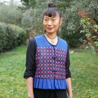 Gilet broderie Miao