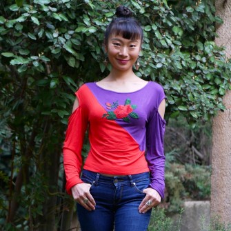 Polo broderie Camélia