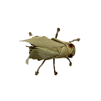 Cigale paille tressée