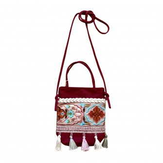 Sac à main broderie Miao