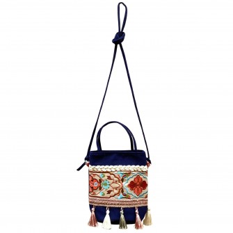 Sac à main broderie Miao