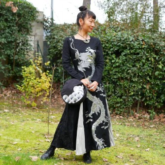 Sac à main broderie Miao...