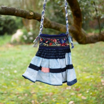 Petit sac-jupe broderie...