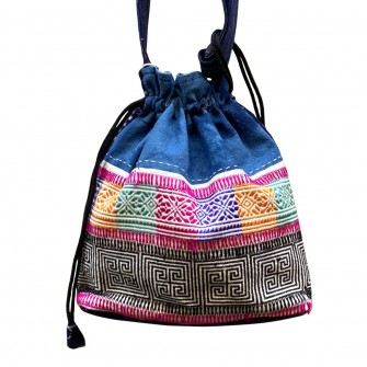 Sac à main brodé Miao