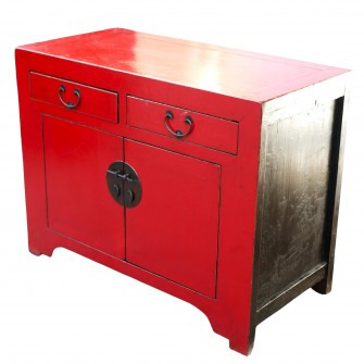 Buffet rouge style Qing