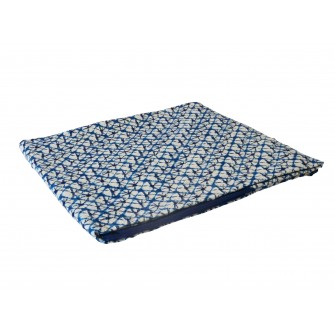 Nappe en batik Bai (bleue)