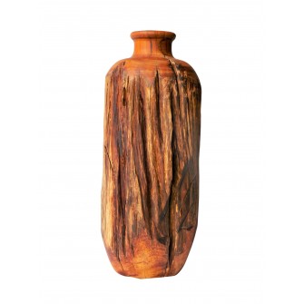 Vase en bois brut