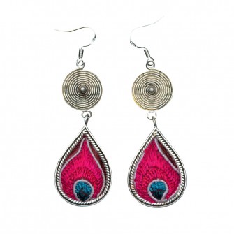 Boucles d'oreille en argent...