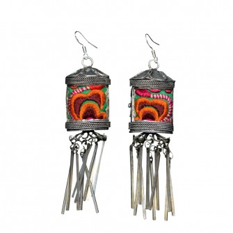Boucles d'oreille en argent...