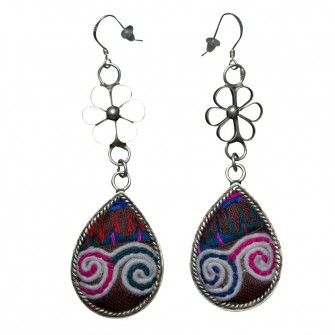 Boucles d'oreille en argent...