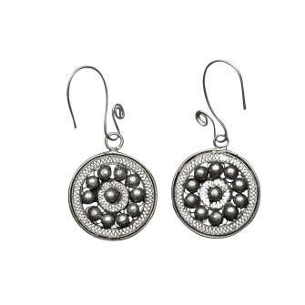 Boucles d'oreille en argent...