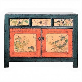 Cabinet peint du Gansu