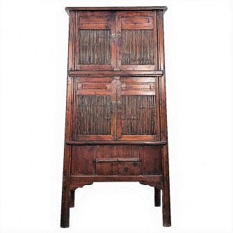 Cabinet en bambou ancien