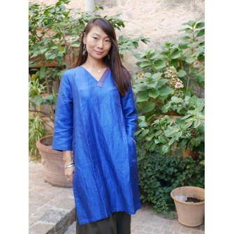 Robe Tunique bleue