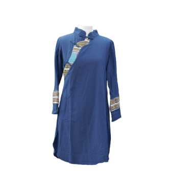 Robe bleue marine avec...
