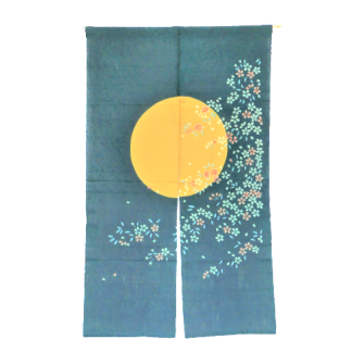 Voile de porte en batik Bai...