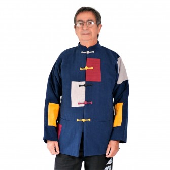 Veste Tang molletonnée bleue