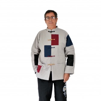 Veste Tang molletonnée blanche