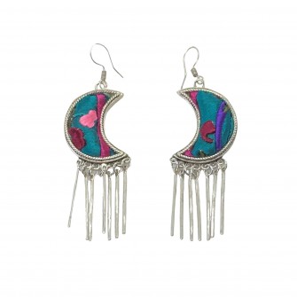 Boucles d'oreilles Lune...