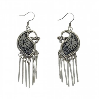 Boucles d'oreilles Paon...