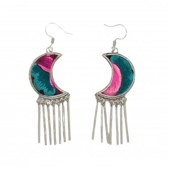 Boucles d'oreilles Lune...