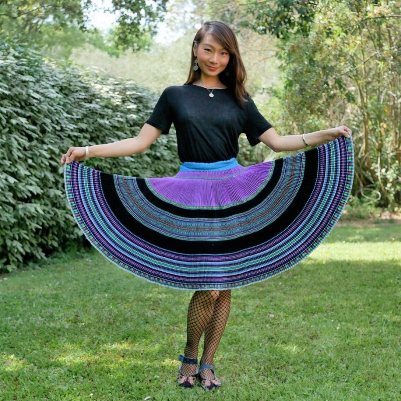 Jupe midi plissée vintage Liz Claiborne - France