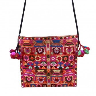 Sac broderie Miao fait-main