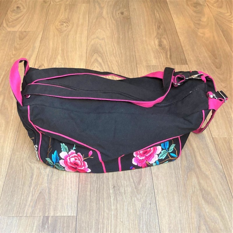 Kit Broderie DIY Complet - Sac Toile 34x39cm Avec Fil Et Aiguilles - Motifs Inclus