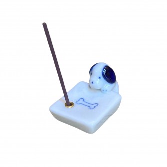 Porte-encens carré Chien