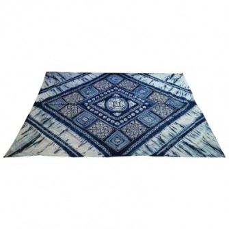 Nappe en batik sur lin