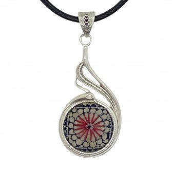 Pendentif batik Paon