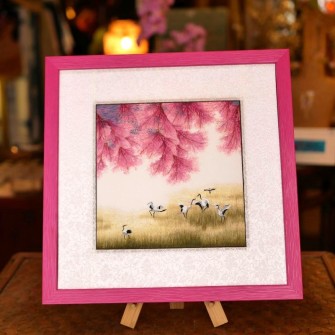 Napperon en broderie Miao