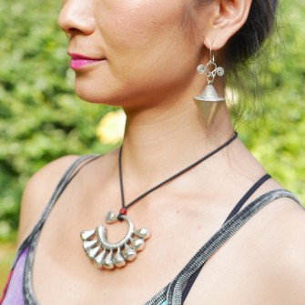 Boucles d'oreille en argent...
