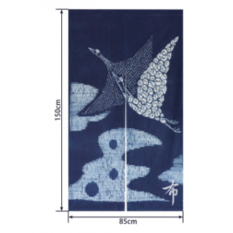 Voile de Porte batik Grues