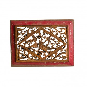 Décor scuplté en bois doré