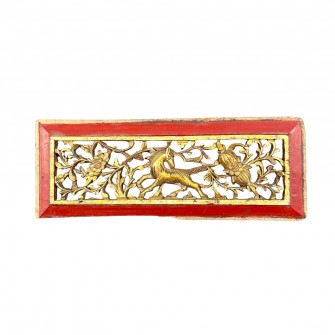 Cheval bois cloisonné ancien