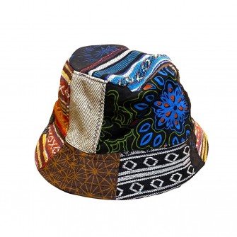 Chapeau Népal patchwork