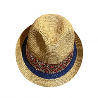 Chapeau Panama avec ruban...