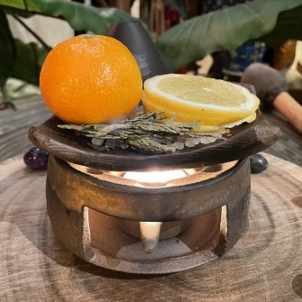 Réchaud à thé en céramique