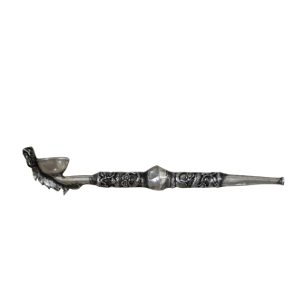 Pipe en argent Miao vintage