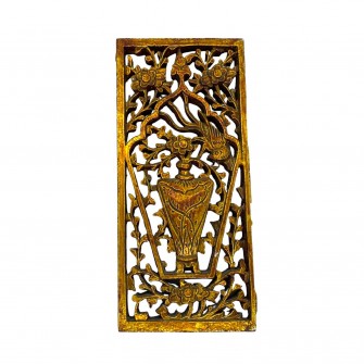 Urne bois cloisonné ancien...