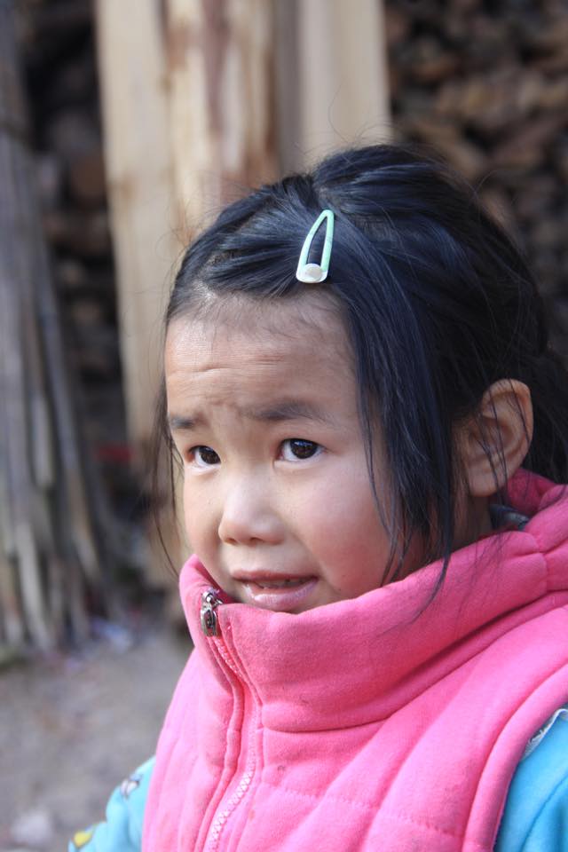 Petite fille Miao à Wudong