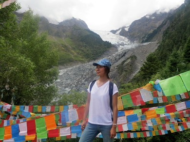 Echo au glacier de Mingyong